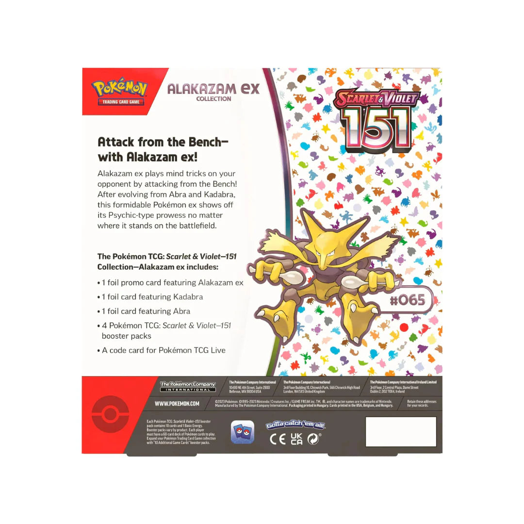 Pokemon Trading Card Game: Scarlet & Violet 151 Alakazam Ex Collection