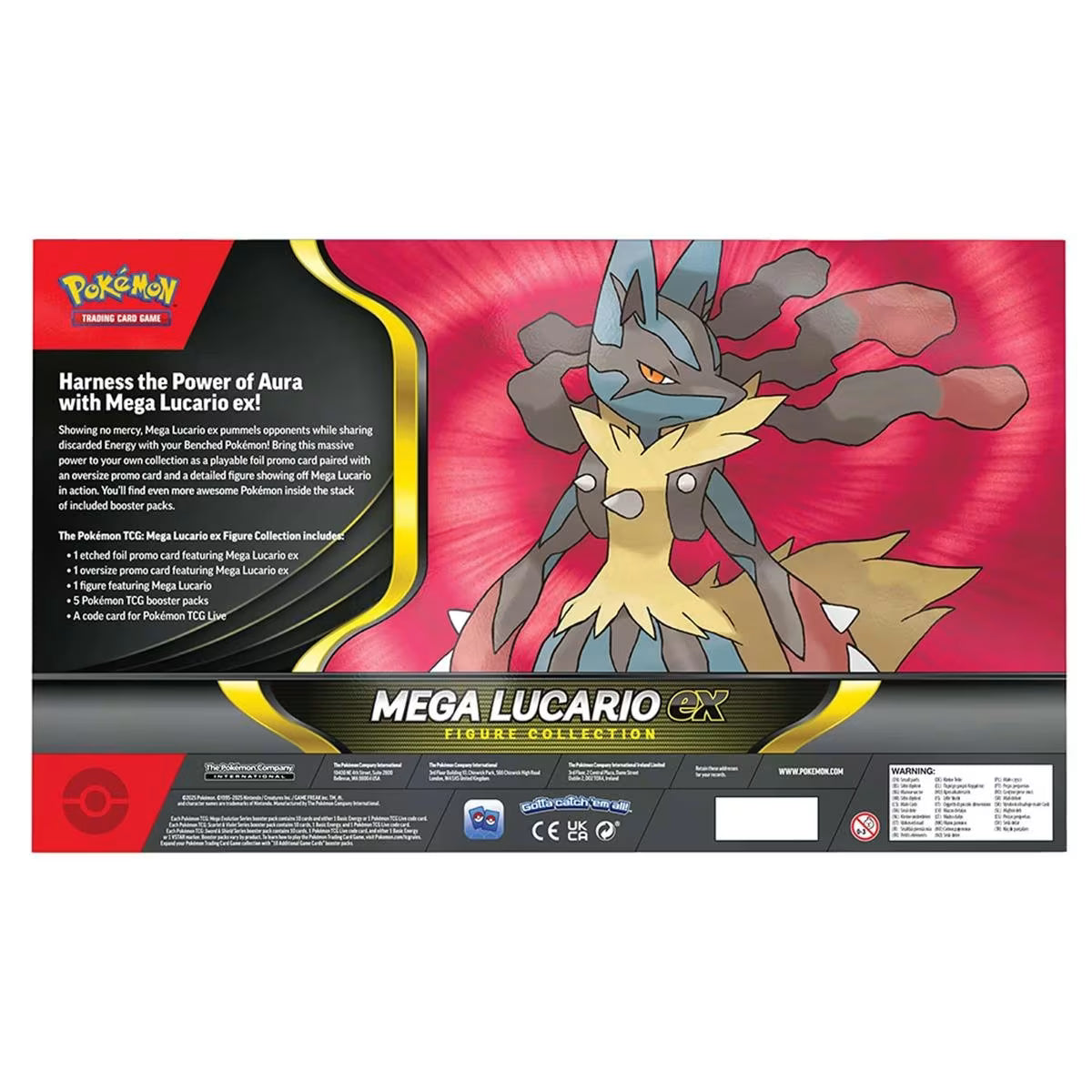 Pokemon Trading Card Game: Mega Lucario ex Figure Collection