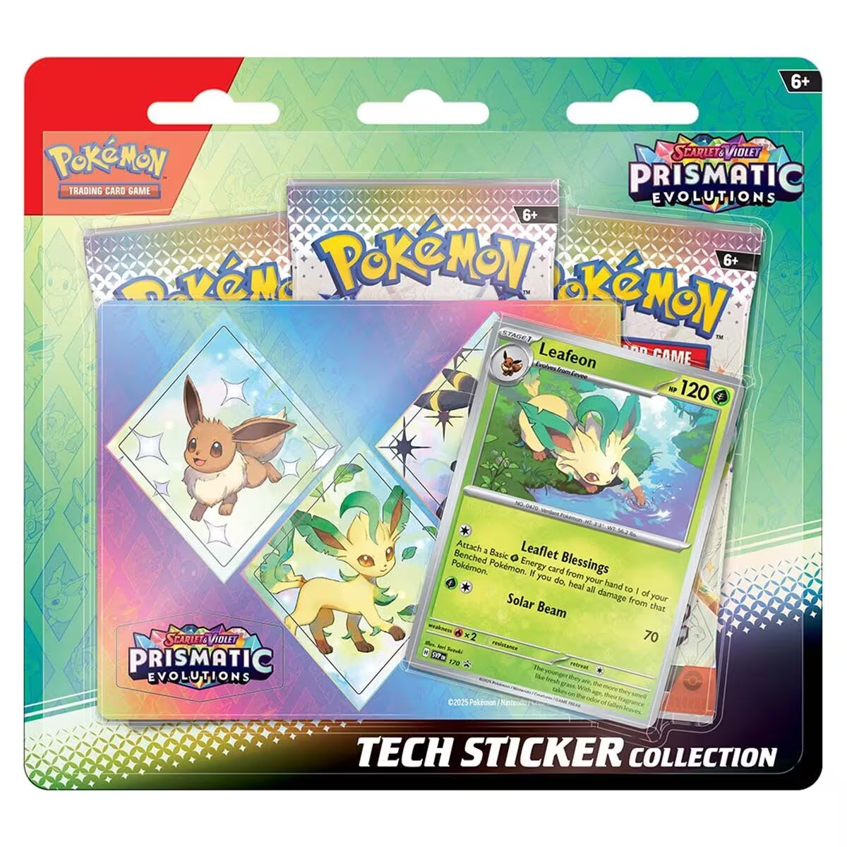 Pokemon Trading Card Game: Scarlet and Violet Prismatic Evolution Tech Sticker Collection - Assorted