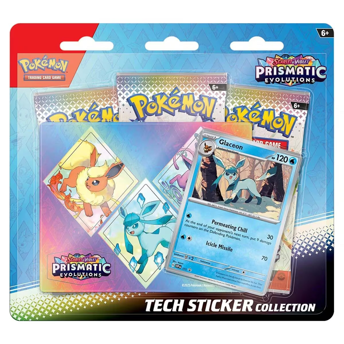 Pokemon Trading Card Game: Scarlet and Violet Prismatic Evolution Tech Sticker Collection - Assorted