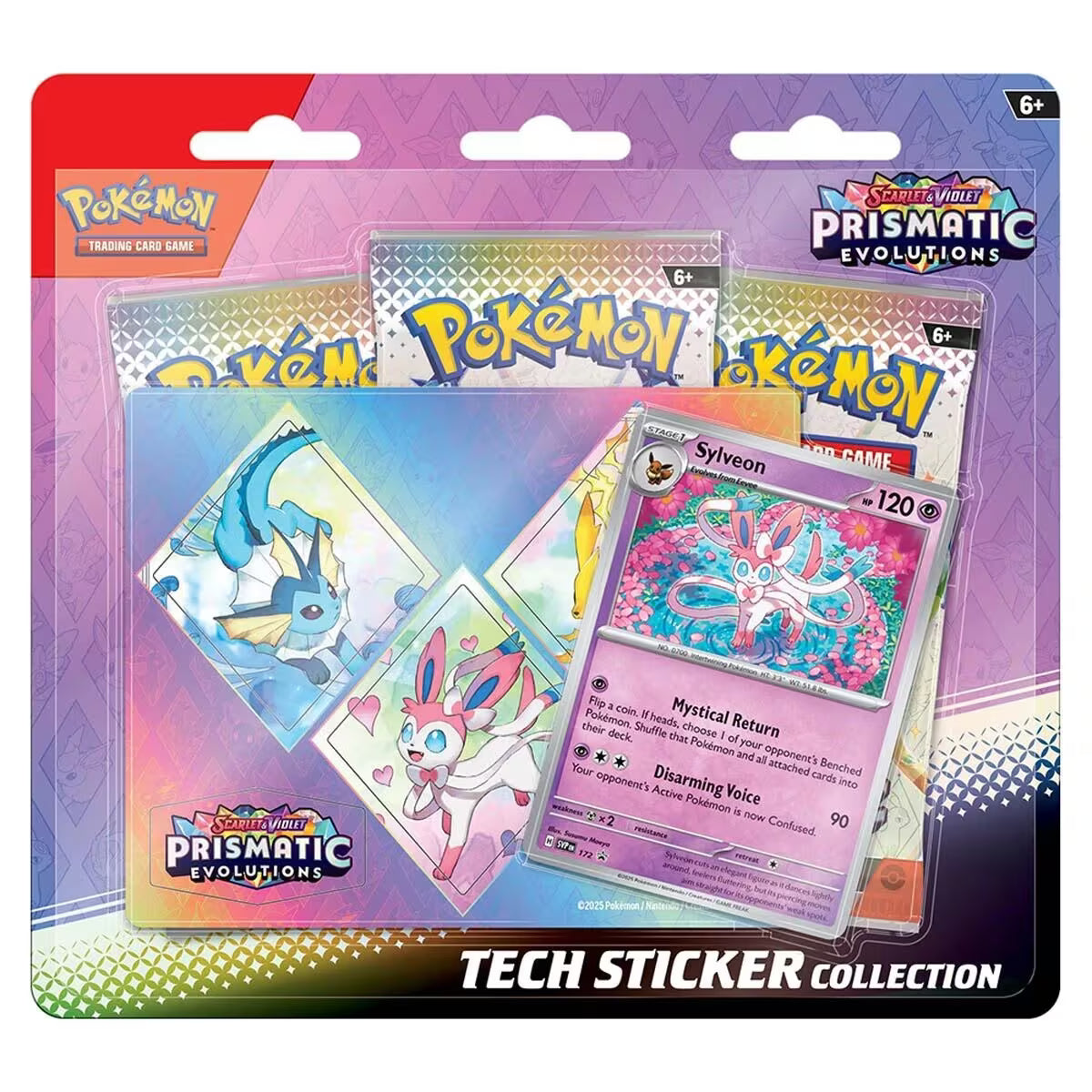 Pokemon Trading Card Game: Scarlet and Violet Prismatic Evolution Tech Sticker Collection - Assorted