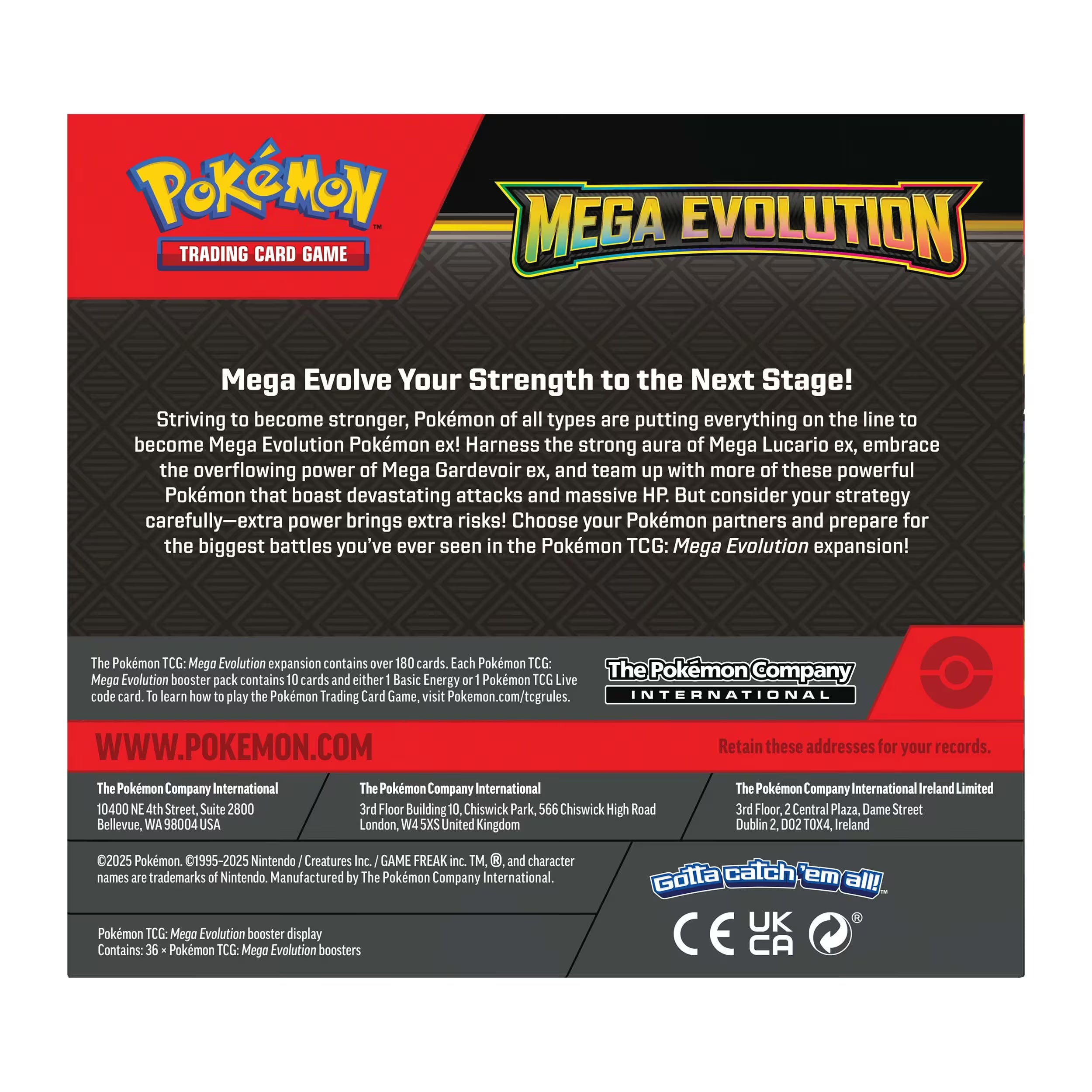 Pokemon TCG - Mega Evolutions Booster Box - 36 Packs