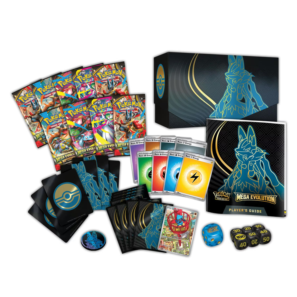 Pokemon Trading Card Game: Mega Evolution Elite Trainer Box - Lucario