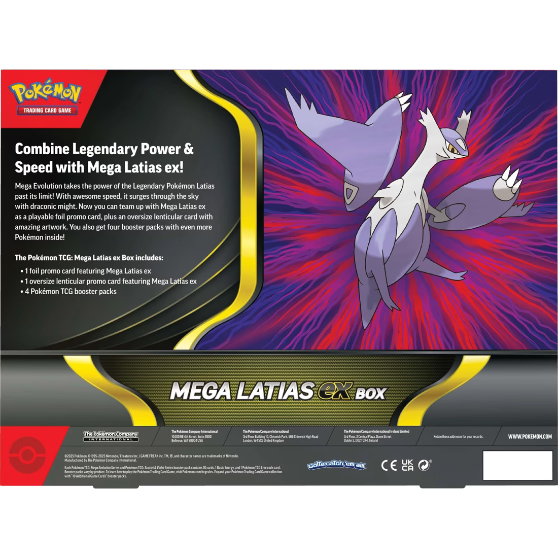Pokemon Trading Card Game: Mega Evolutions Latias ex Box