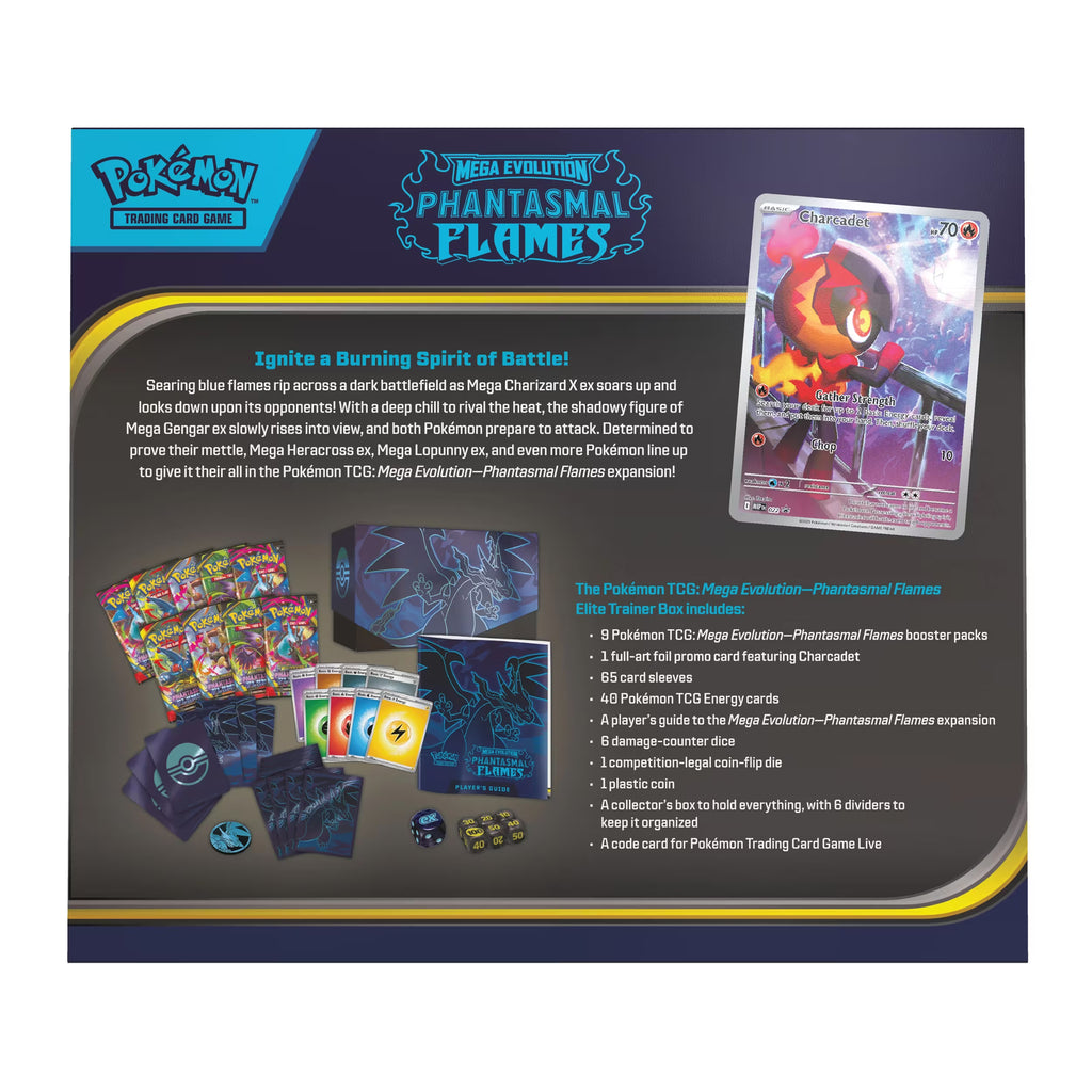 Pokemon Trading Card Game: Mega Evolution - Phantasmal Flames Elite Trainer Box