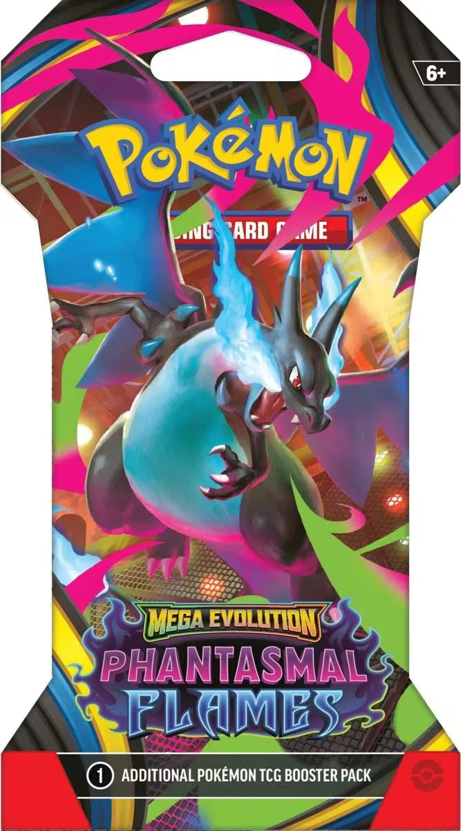 Pokemon Trading Card Game: Mega Evolution - Phantasmal Flames Blisters - Assorted
