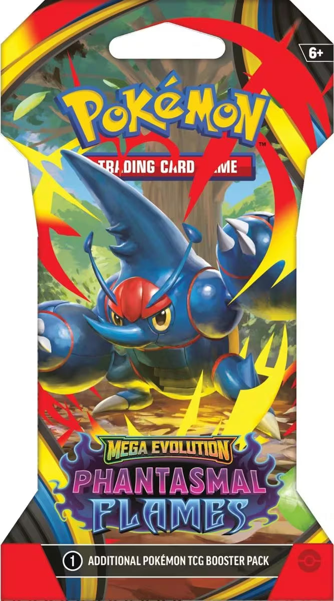 Pokemon Trading Card Game: Mega Evolution - Phantasmal Flames Blisters - Assorted