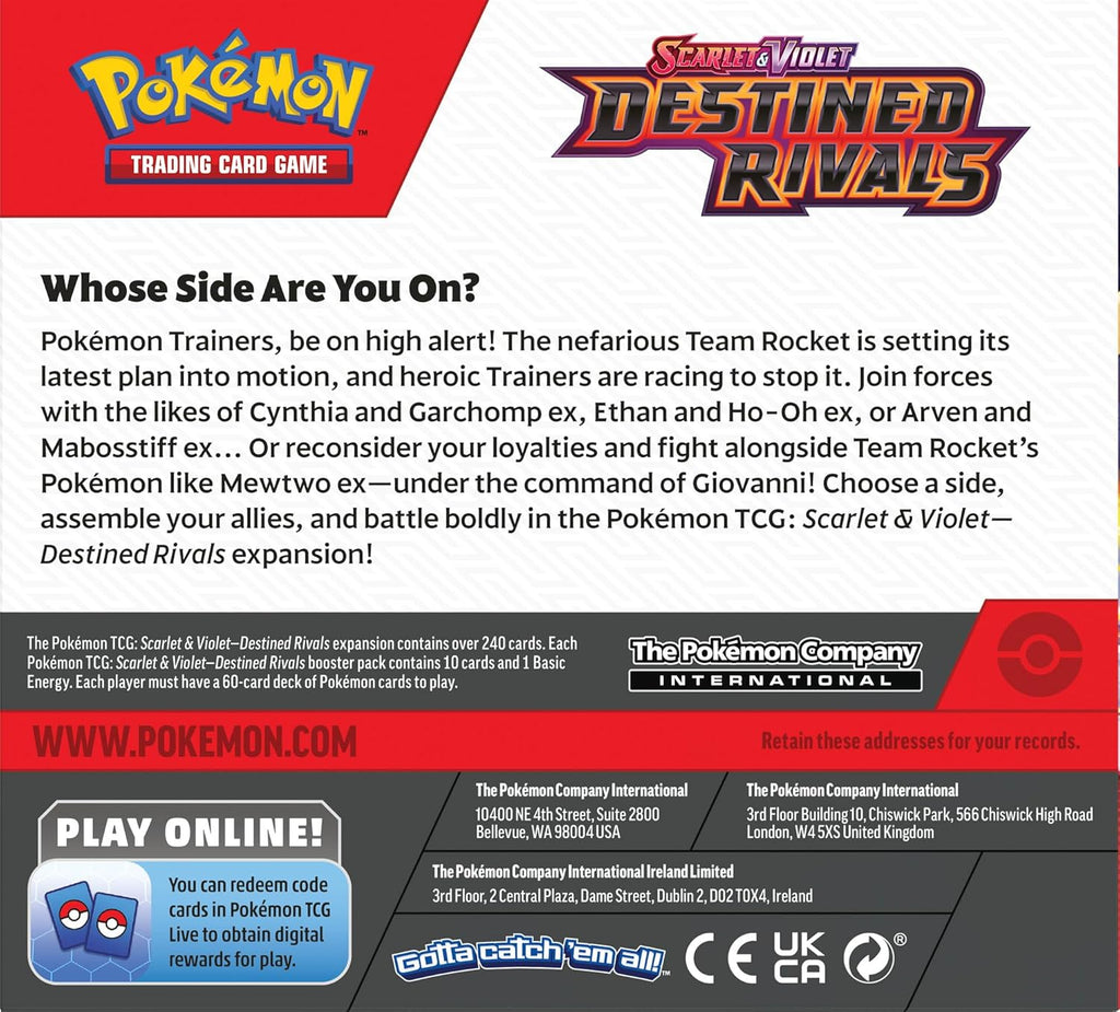 Pokemon TCG - Destined Rivals Booster Box - 36 Packs