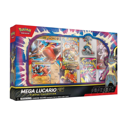 Pokemon Trading Card Game: Mega Lucario ex Figure Collection