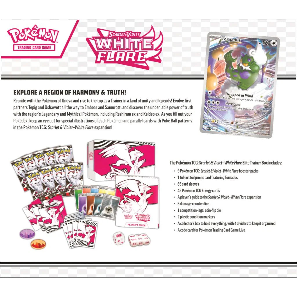 Pokemon Trading Card Game: Scarlet and Violet White Flare Elite Trainer Box