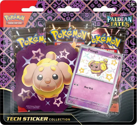 Pokémon TCG: Scarlet & Violet—Paldean Fates Tech Sticker Collection – Assorted