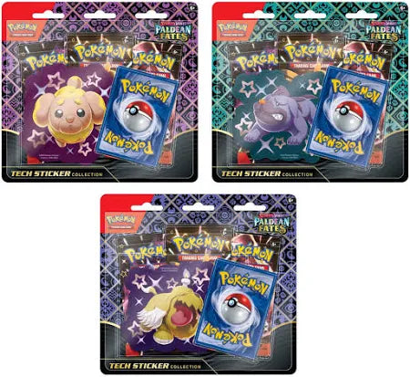 Pokémon TCG: Scarlet & Violet—Paldean Fates Tech Sticker Collection – Assorted
