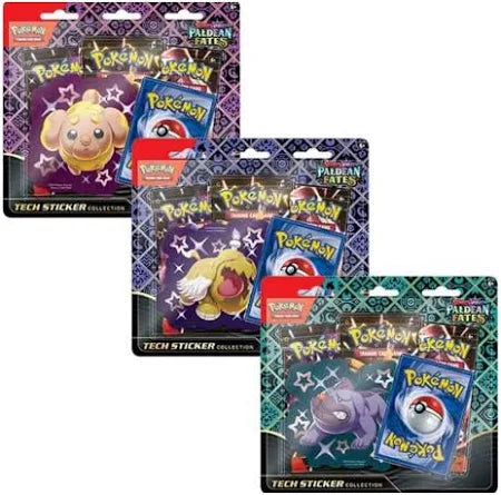 Pokémon TCG: Scarlet & Violet—Paldean Fates Tech Sticker Collection – Assorted